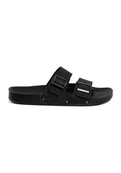 Pierre Cardin Pc-7038 Erkek Düz Terlik Siyah-siyah Siyah