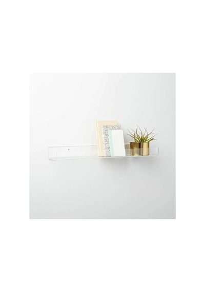 Şeffaf Duvar Raf 40cm X 10cm Diğer