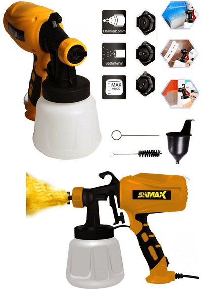 Stilmax 220V Elektrikli Sprey Boya Ilaç Püskürtme Tabancası 800W