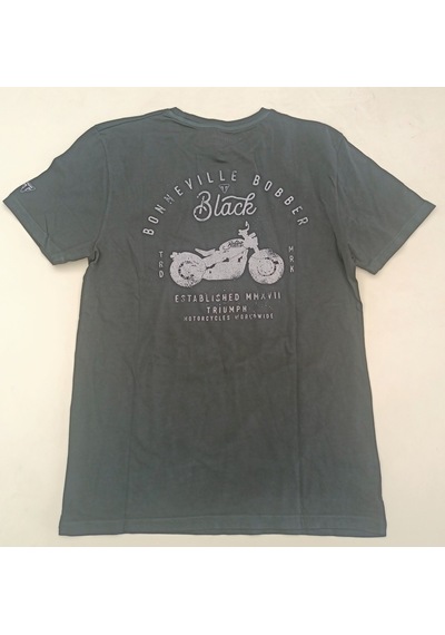 Motosiklet T-shirt TRİUMPH BOBBER BASKI BİSİKLET YAKA KISA KOL TSHİRT