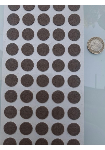 Keçe 90750 Hrd 4 Paket 18 Mm Kahve Masa Sandalye Koltuk Baza Ayak Çizdirmez Yapışkanlı