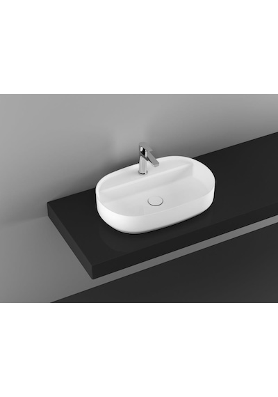 Isvea Infinity Batarya Delikli Tezgah Üstü 60 CM Lavabo 10Nf65060