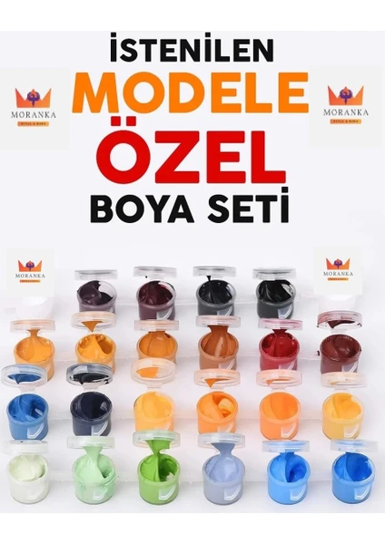 Moranka Sayılarla Boyama Ek Boya Seti 1 Adet