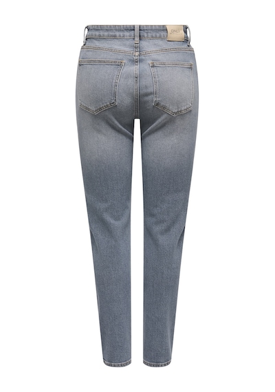 Only Bayan Düz Kesim Yüksek Bel Kot Pantolon 15338328 Mavi