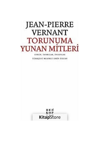 Torunuma Yunan Mitleri - Jean-Pierre Vernant - Helikopter