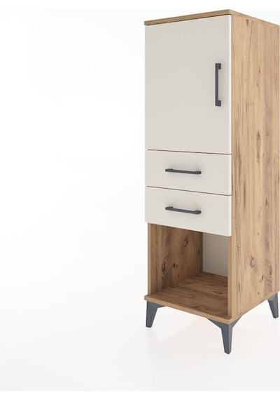 Hyperion Dolap 2 Raflı 2 Çekmeceli Tek Kapaklı 44x44x134 Çam-aytaşı Atlas Çam