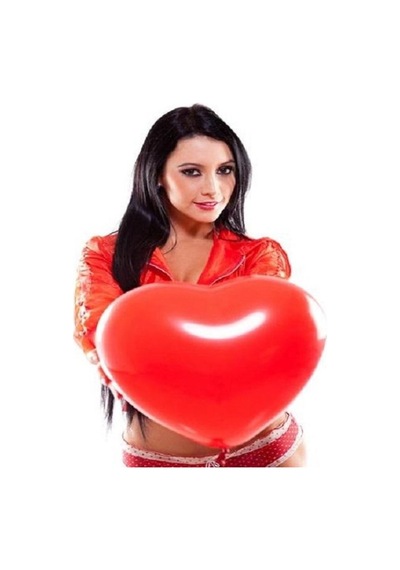 Vıp Kalite 14 Adet Kalpli Balon Kırmızı Kalpli Balon Kırmızı Balon Sevgililer Gününe Özel Dekor Balon
