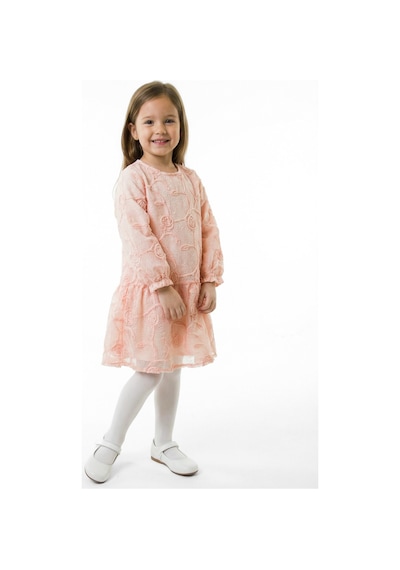 Xo Kids Kız Çocuk Elbise 5-9 Yaş 36171 Pudra