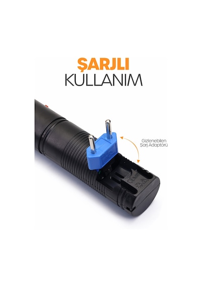 Şarjlı Sinek Raketi Sivrisinek Haşere Öldüren Elektrikli Sineklik Haşere Aleti 2808