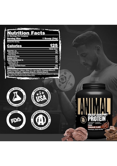 Universal Animal Whey Isolate İzole Protein Loaded Workout Muscl