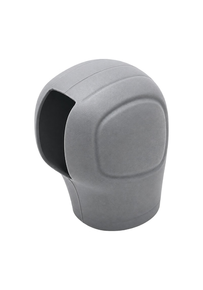Otomatik Vites Topuzu Kılıfı Universal Silikon Masajlı Geçmeli Üniversal Gri BR6219621 S-416
