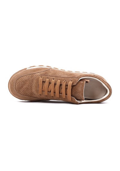 Shoetyle - Taba Süet Bağcıklı Erkek Günlük Ayakkabı 666-sh-0212-1646