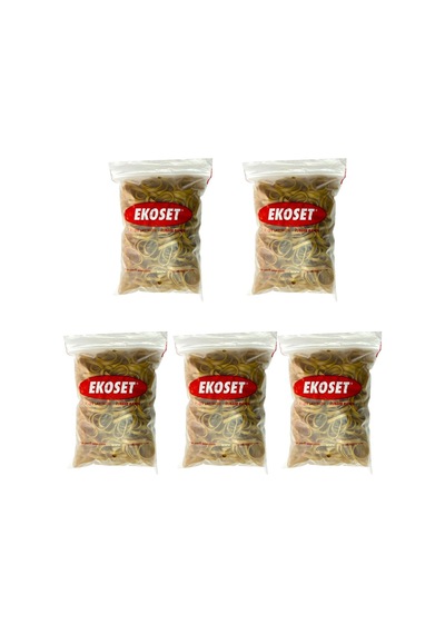 Kauçuk Geniş Paket Lastiği 50x5mm 500 Gram 5li Paket