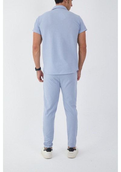 Mcz Mavi Renk Slim Fit Erkek Pantolon - Gömlek Alt Üst Takım
