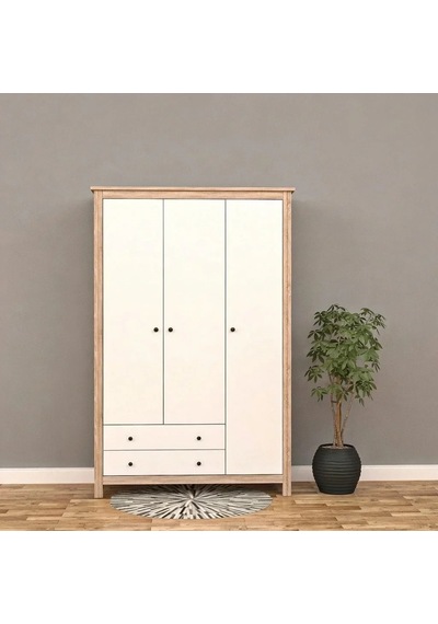 Honey 3 Kapılı Dolap Mdf Sis Gri Honey 3 Kapılı Dolap Mdf Sis Gri