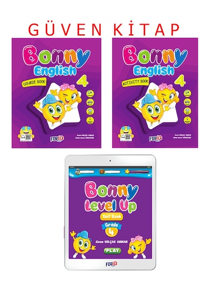 Bonny English 4.sınıf Activity- Course-test Book Seti