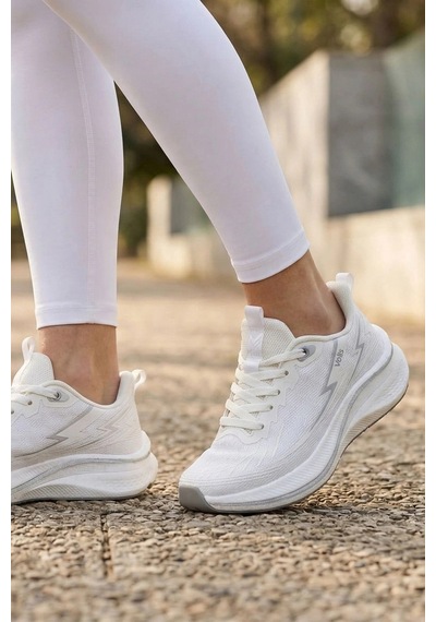 In Step Stride Air Pro : Ultra Hafif Nefes Alabilir Kadın Beyaz Spor Ayakkabı Beyaz Krem In Step Stride Air Pro : Ultra Hafif Nefes Alabilir Kadın Beyaz Spor Ayakkabı Beyaz Krem