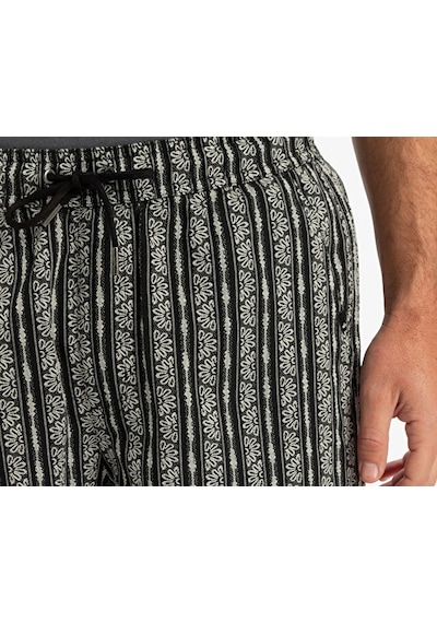 Quiksilver Taxer Jacquard Street Way Erkek Günlük Şort Eqyws03893-blsw Siyah Siyah
