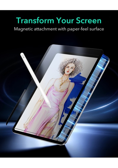 Apple Uyumlu iPad Pro 11 M5-m4-m2-m1 2024 Paper Feel Kağıt Hissi Tablet Ekran Koruyucu