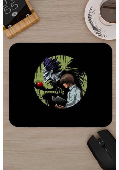 Death Note Anime V5 - 22x18 Gaming Kauçuk Kaymaz Taban Mouse Pad Fare Altlığı