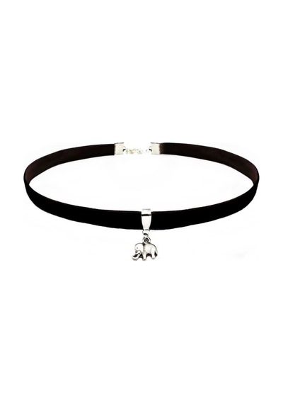 Gümş Renk Fil Choker Kadın Choker Renkli