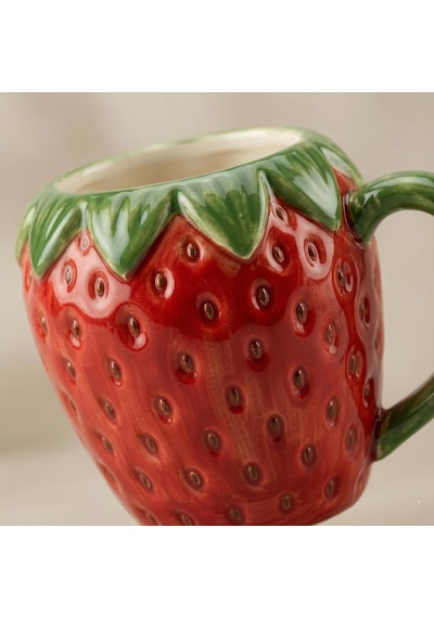 Seramik Kulplu Kupa Bardak, 300 Ml Geniş Kapasite, Çilek Şeklinde Tasarım, Makinede Yıkanabilir, Ev Ofis Restoran İçin Uygun Çilek Şeklinde Seramik Kulplu Çay Kahve Espresso Latte Sunum Bardağı çok renkli Seramik Kulplu Kupa Bardak, 300 Ml Geniş Kapasite, Çilek Şeklinde Tasarım, Makinede Yıkanabilir, Ev Ofis Restoran İçin Uygun Çilek Şeklinde Seramik Kulplu Çay Kahve Espresso Latte Sunum Bardağı çok renkli