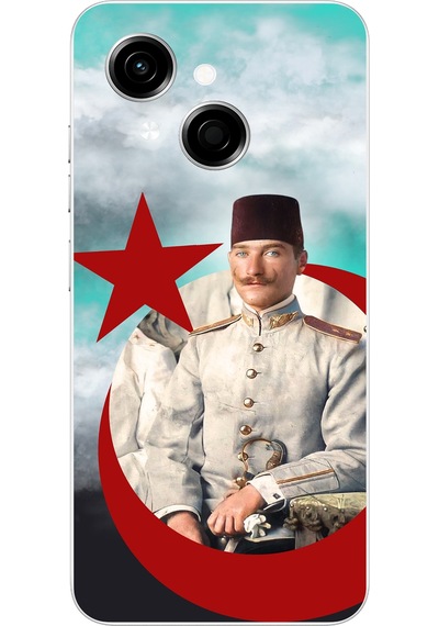 Tecno Spark Go 1 Uyumlu Gençlik Yılları Atatürk Baskılı Silikon Kılıf Renkli