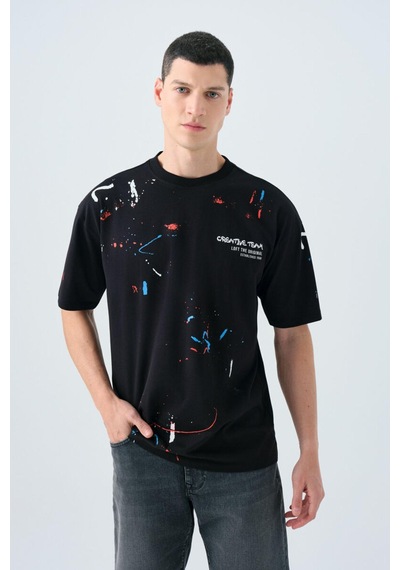 Loft Lf2040124 Erkek Kısa Kollu T-shirt Siyah