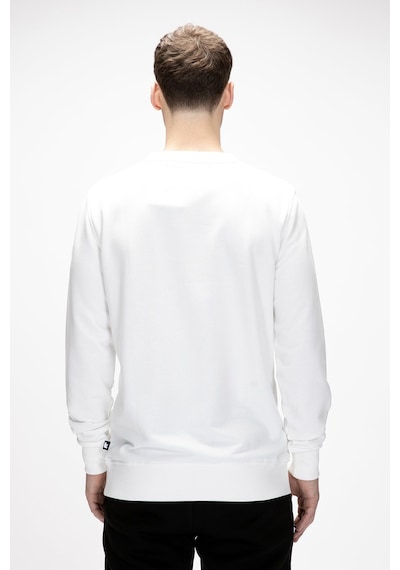 Bad Bear Corner Beyaz Crewneck Erkek Sweatshirt Beyaz