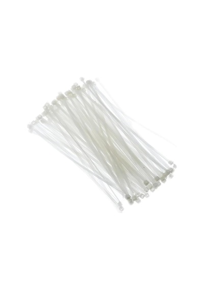 Tek-iş Beyaz Cırt Kelepçe Kablo Bağı Seti 140mm X 2.5mm 100 Adet, Pratik Ve Dayanıklı Kablo Düzenleyici Genel