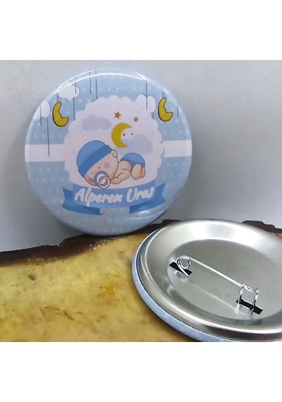 Uyuyan Bebek Konseptli Baby Shower Hosgeldin Bebek Meta 10 Adet