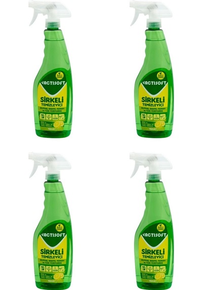 Sirkeli Yüzey Temizleyici Sprey 750 Ml X 4 Adet 4'lü Set