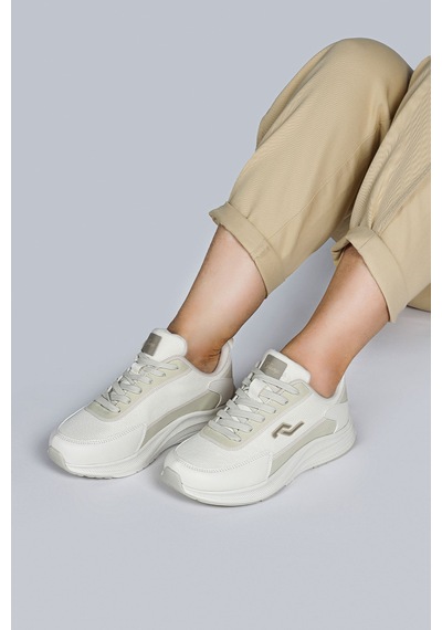 Jump 28086 Bej Kadın Sneaker Günlük Spor Ayakkabı Bej