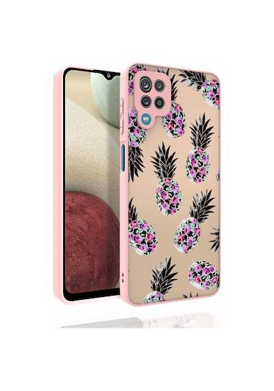 Galaxy Uyumlu M33 Kılıf Desenli Kamera Korumalı Parlak Nora Kapak - No1 NO1 No1
