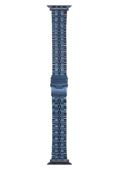 Watch Ultra 49mm Kordon Uyumlu Krd-54 Metal Strap Kayış Stsr- Lacivert