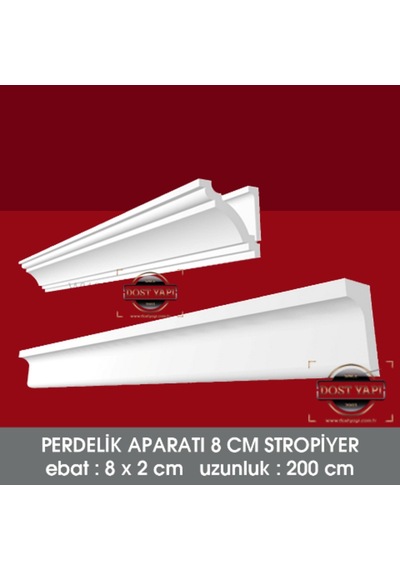 Stropiyer Perdelik Aparatı 8 Cm