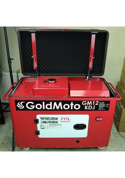 Goldmoto Gm12Kdj Dizel Jeneratör 10 Kva Monofaze Marşlı Kabinli