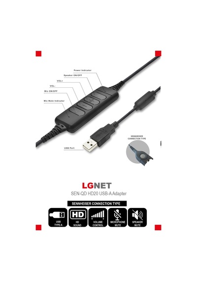 Lgnet Sen Qd Usb –A Adapter