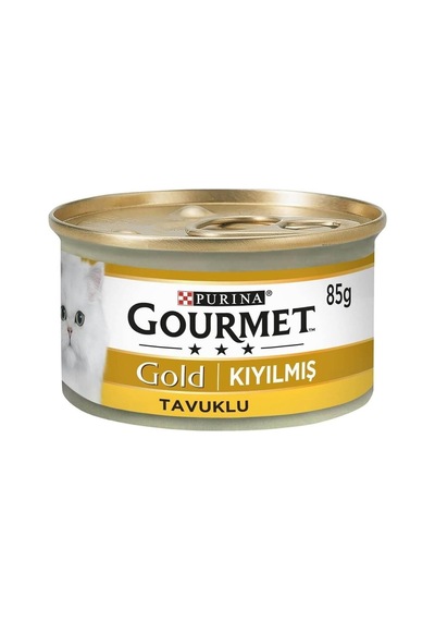 Gold Kıyılmış Tavuklu Yaş Kedi Maması 85 Gr X 24 Adet