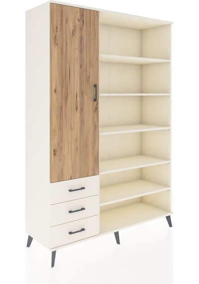 Hyperion Dolap 9 Raflı 3 Çekmeceli 3 Kapaklı 132x44x195 Aytaş... Aytaşı