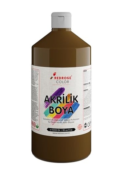 Açık Kahverengi Akrilik Boya 1000 Gr 0,15 L