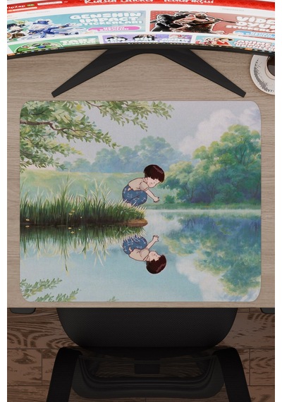 Ateşböceklerinin Mezarı Anime V1 - 48x40 Xl Gaming Kauçuk Kaymaz Taban Mouse Pad Fare Altlığı
