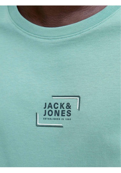 Jack & Jones Graphic Erkek Mavi Tişört 12268415-mın Mavi