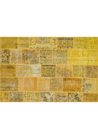 Klasik Modern Patchwork Eskitme Halı 120 X 180 Cm 5640