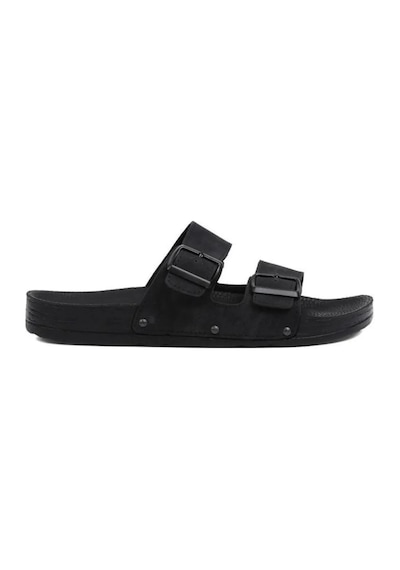 Pierre Cardin Pc-7038 Büyük Numara Rahat Taban Erkek Terlik Siyah