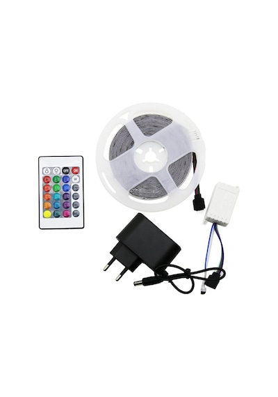Winnboss Led Şerit Wn-1161 4.5m Kumandalı Ve Adaptörlü Rgb