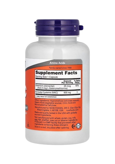 Now Foods Na.c 600 Mg 100 Veggie Kapsül - Dmm00080