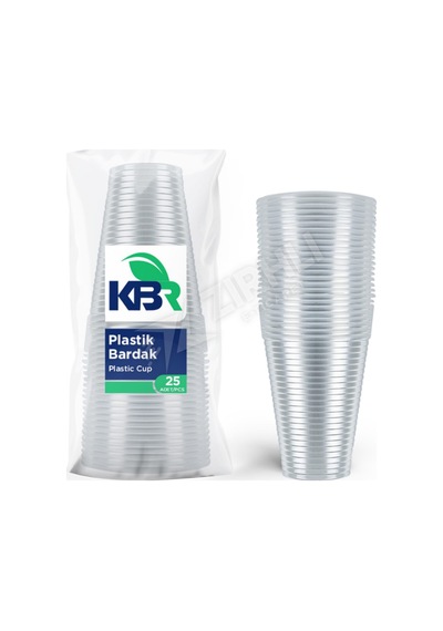2 Adet Kbr Plastik Bardak 25'li 180 Cc Çok Renkli
