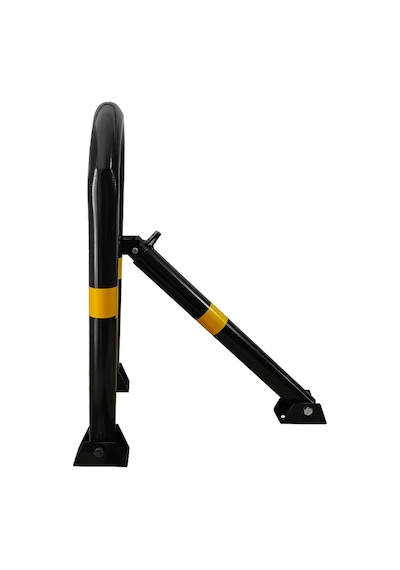 Kilitli Otopark Direği Destekli 62 Cm, Yatar U Tip Park Bariyeri-4014