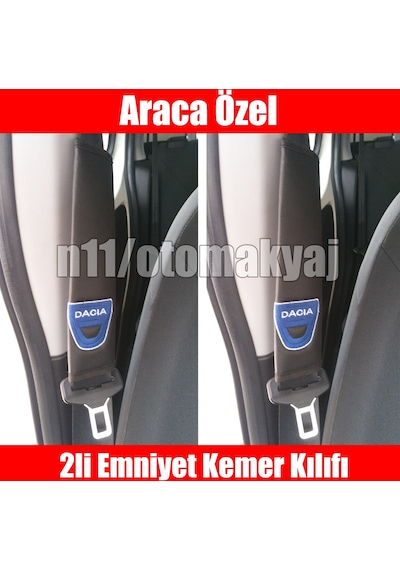 Dacia Duster Oto Koltuk Deri Emniyet Kemer Aksesuar Kılıfı